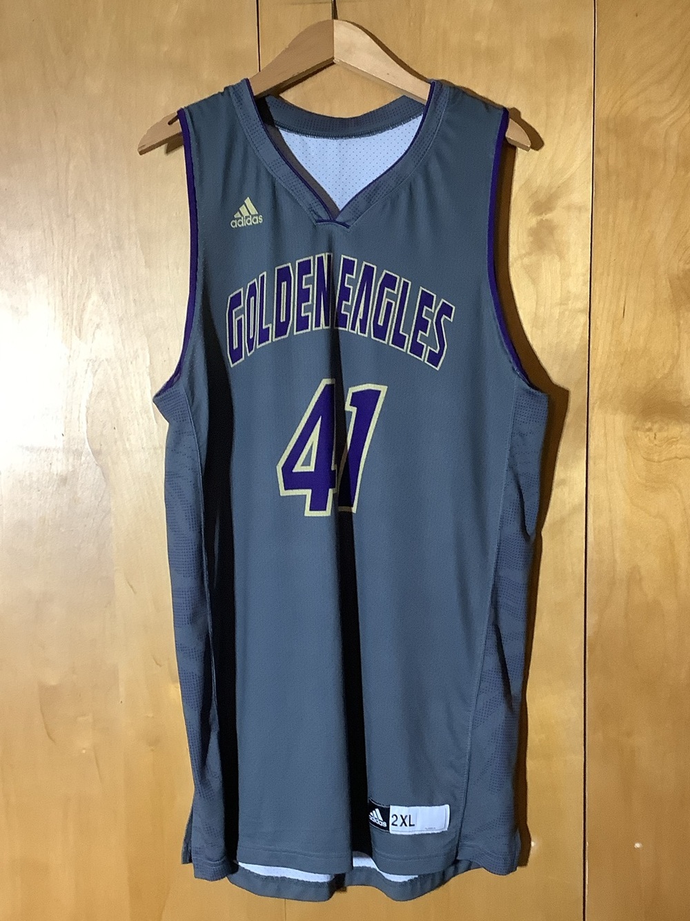 Adidas Tennessee Tech Golden Eagles jersey, size 2XL